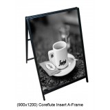 (900 x 1200) Coreflute Insert A-Frame with Print